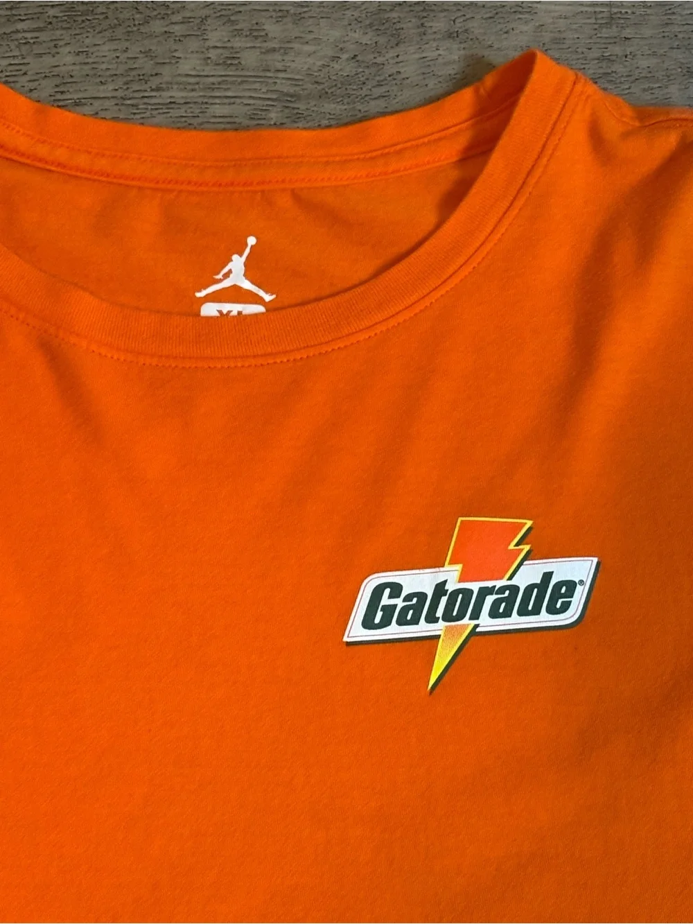 Jordan x Gatorade Orange Long Sleeve Crewneck Shirt